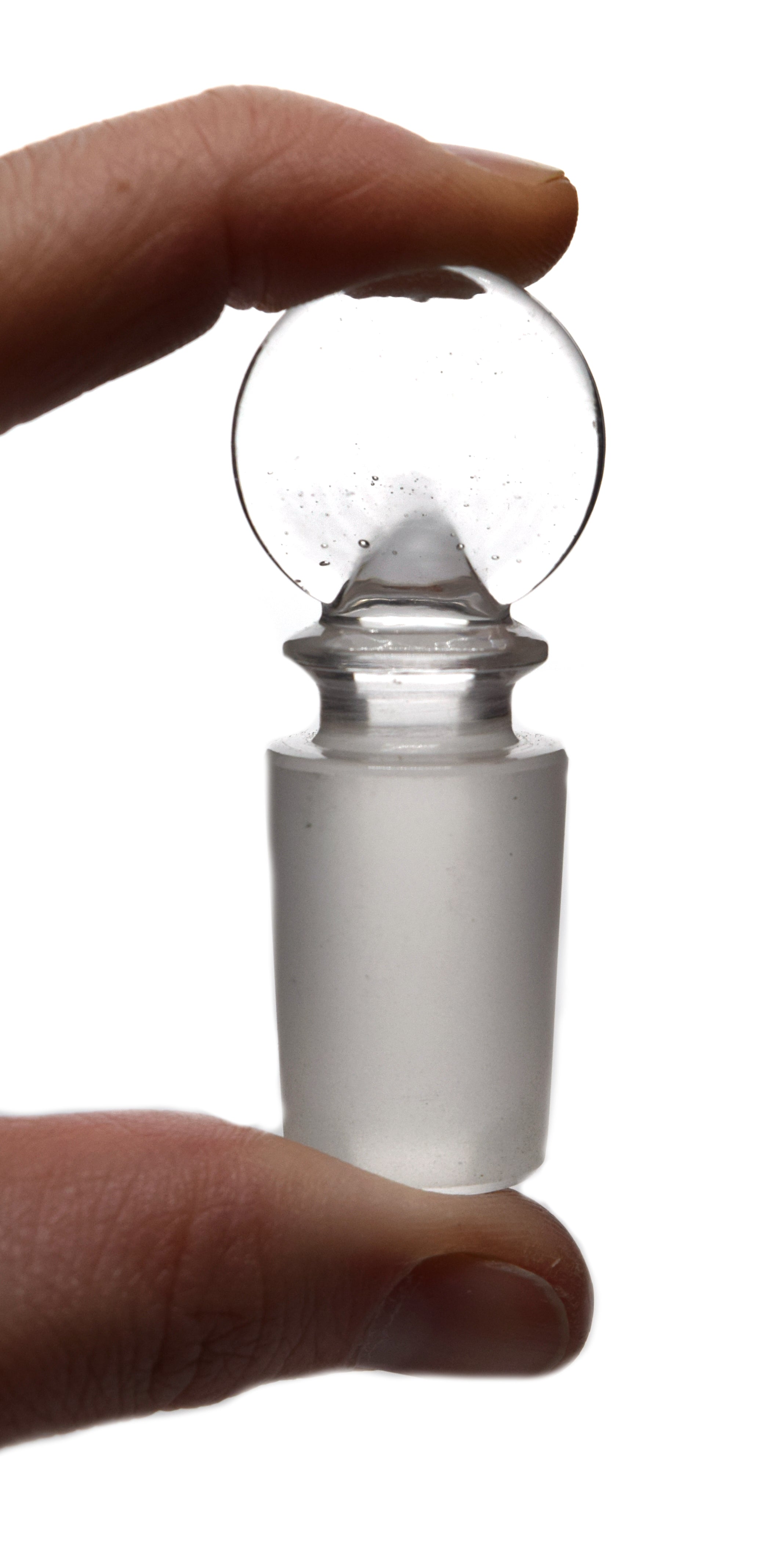 Penny Head Solid Cone Stopper, 19/26, Borosilicate Glass