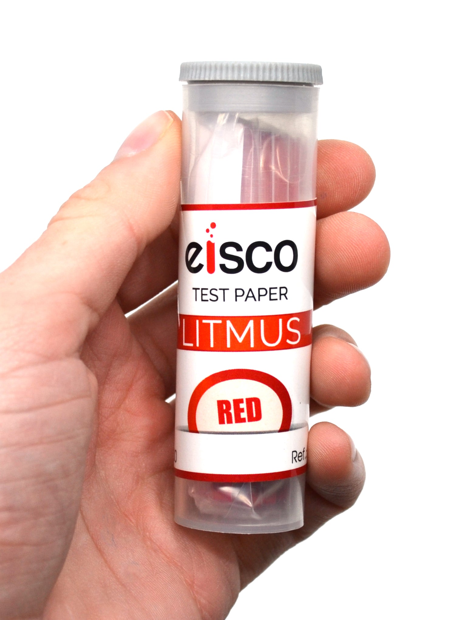Red Litmus Test Strips with Container, 100-Pack