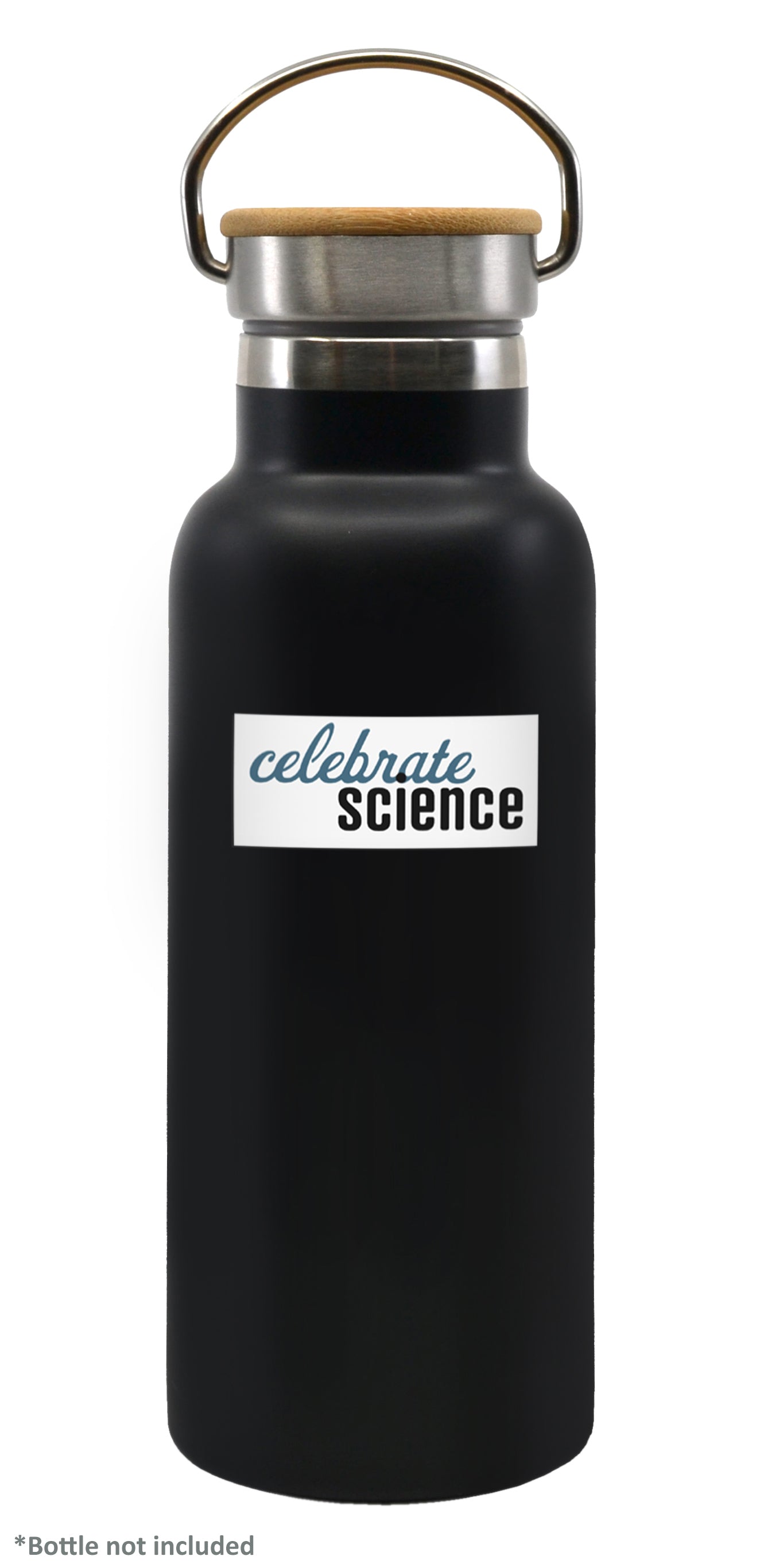 Celebrate Science Rectangular Premium Vinyl Sticker, 2 x 1 inch