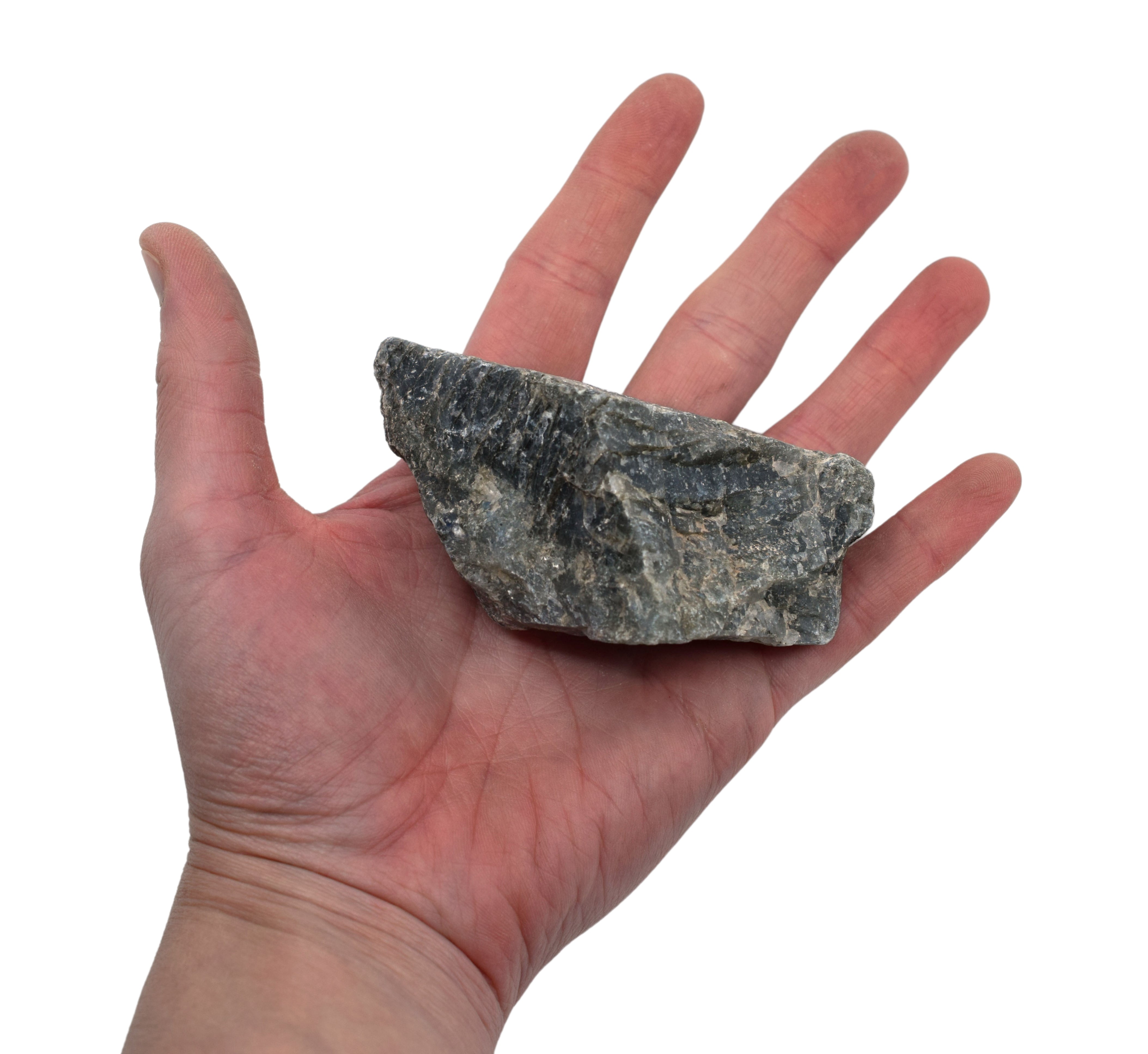 Raw Labradorite Mineral Hand Sample, Approx 3 inch