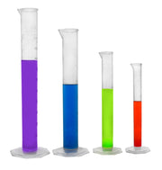 Class B Autoclavable Polypropylene Graduated Cylinder Set, 4-Piece