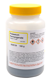Potassium Permanganate, 100g, Reagent Grade