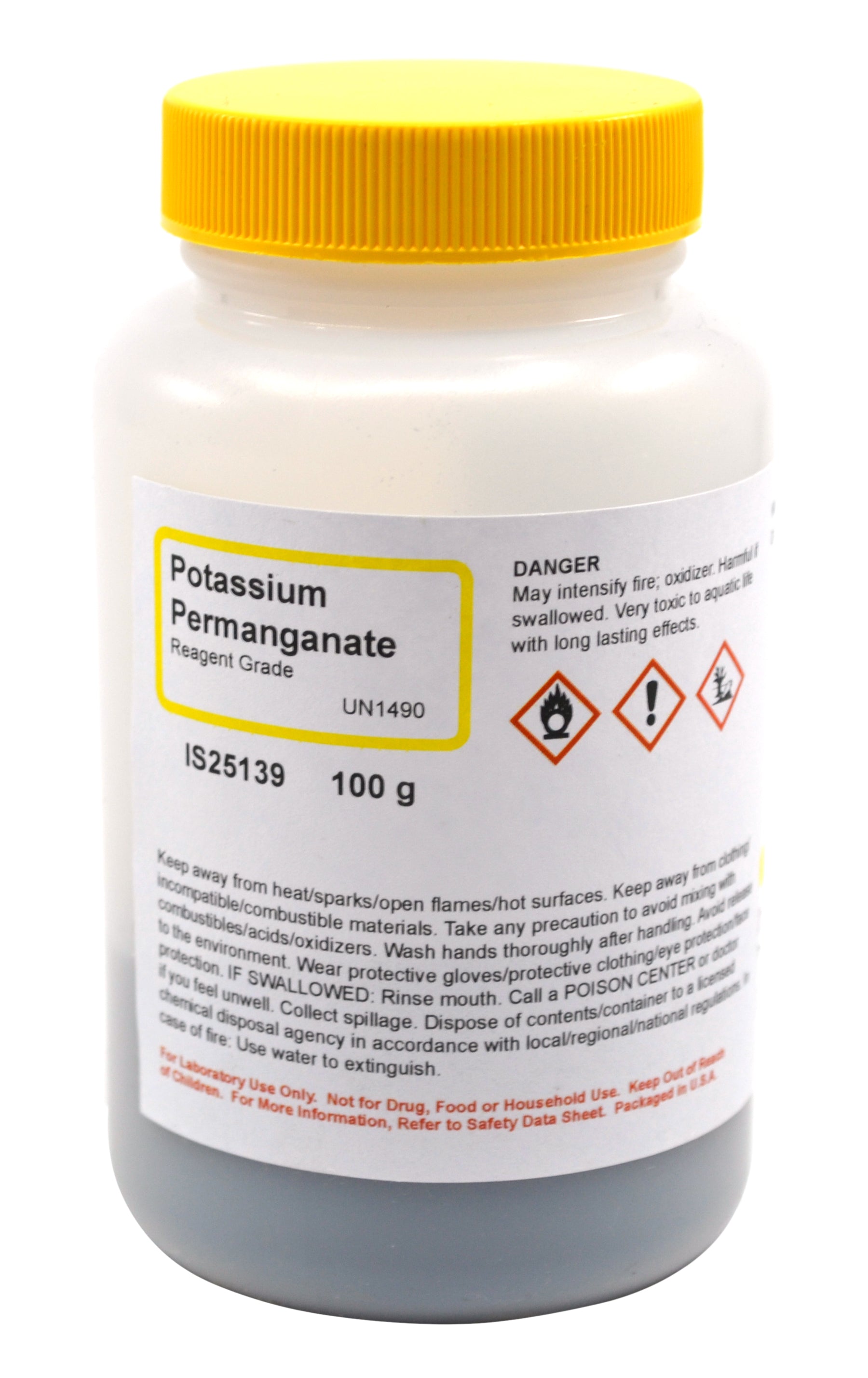 Potassium Permanganate, 100g, Reagent Grade