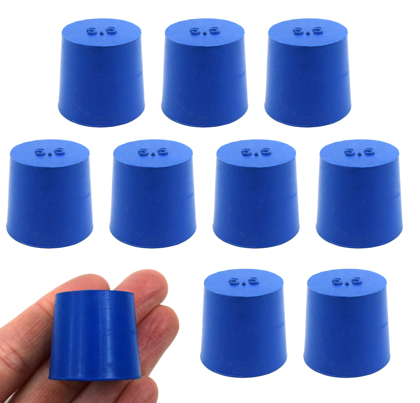 Solid Neoprene Stopper, 10-Pack