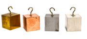 4-Metal Density Block Set (Aluminum, Brass, Copper, Steel), 1.25"