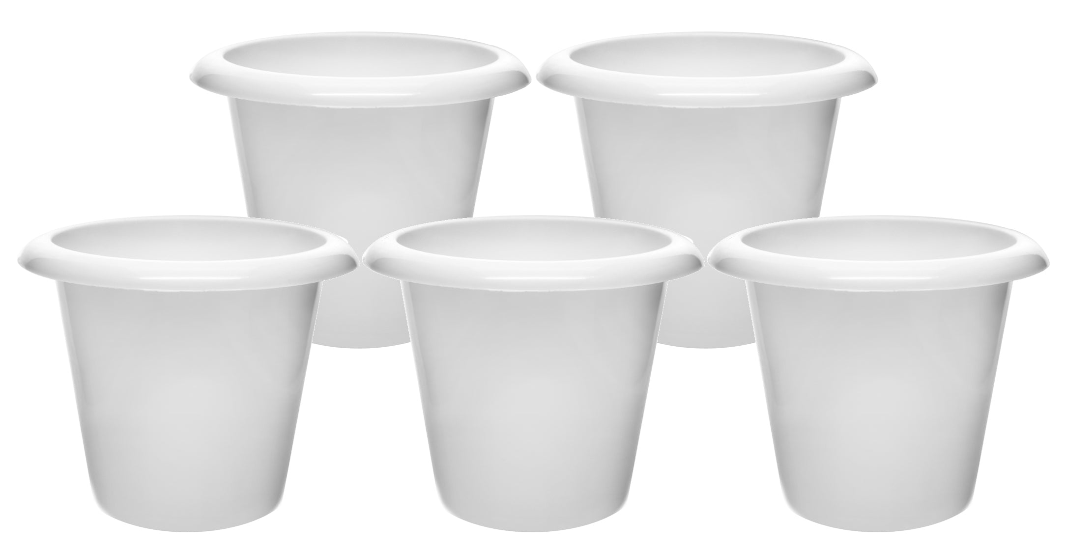 Polypropylene Plant Nursery Pot, 5-Pack