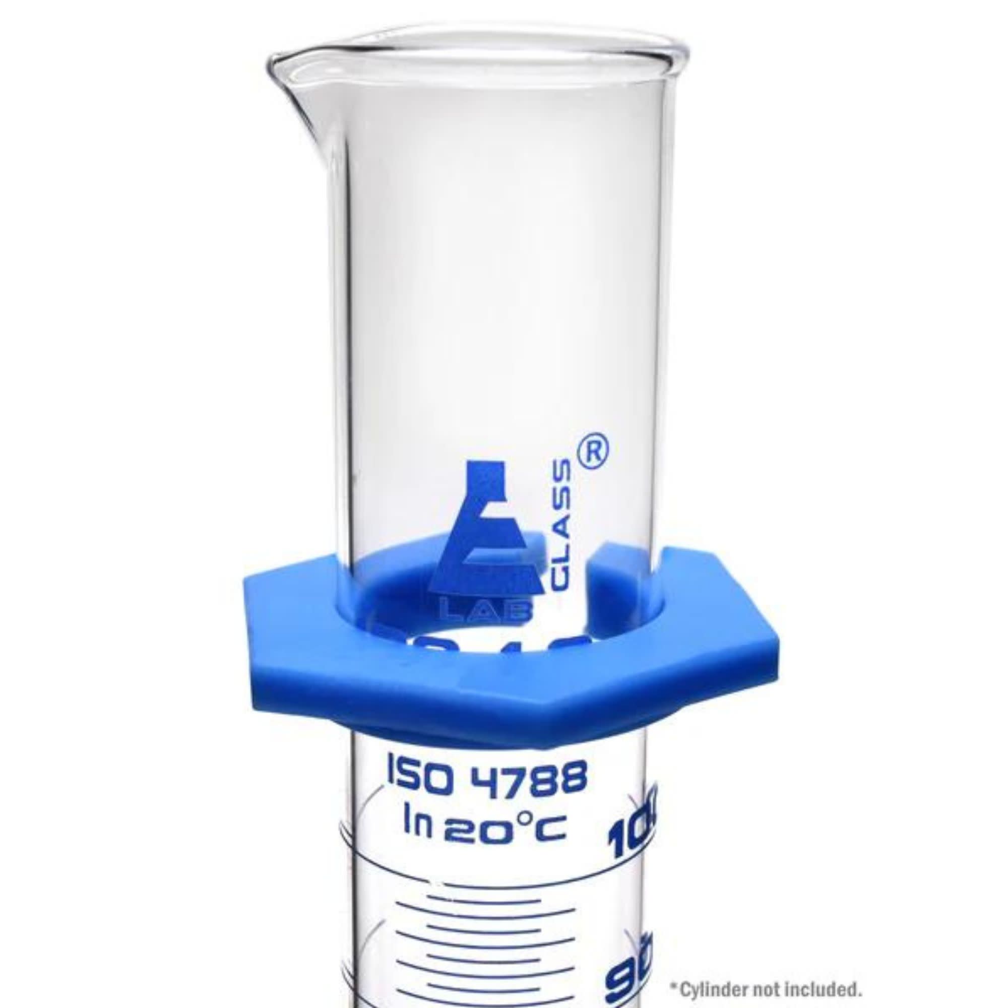 5-Pack Hexagonal ABS Graduated Cylinder Protectors, 1000mL
