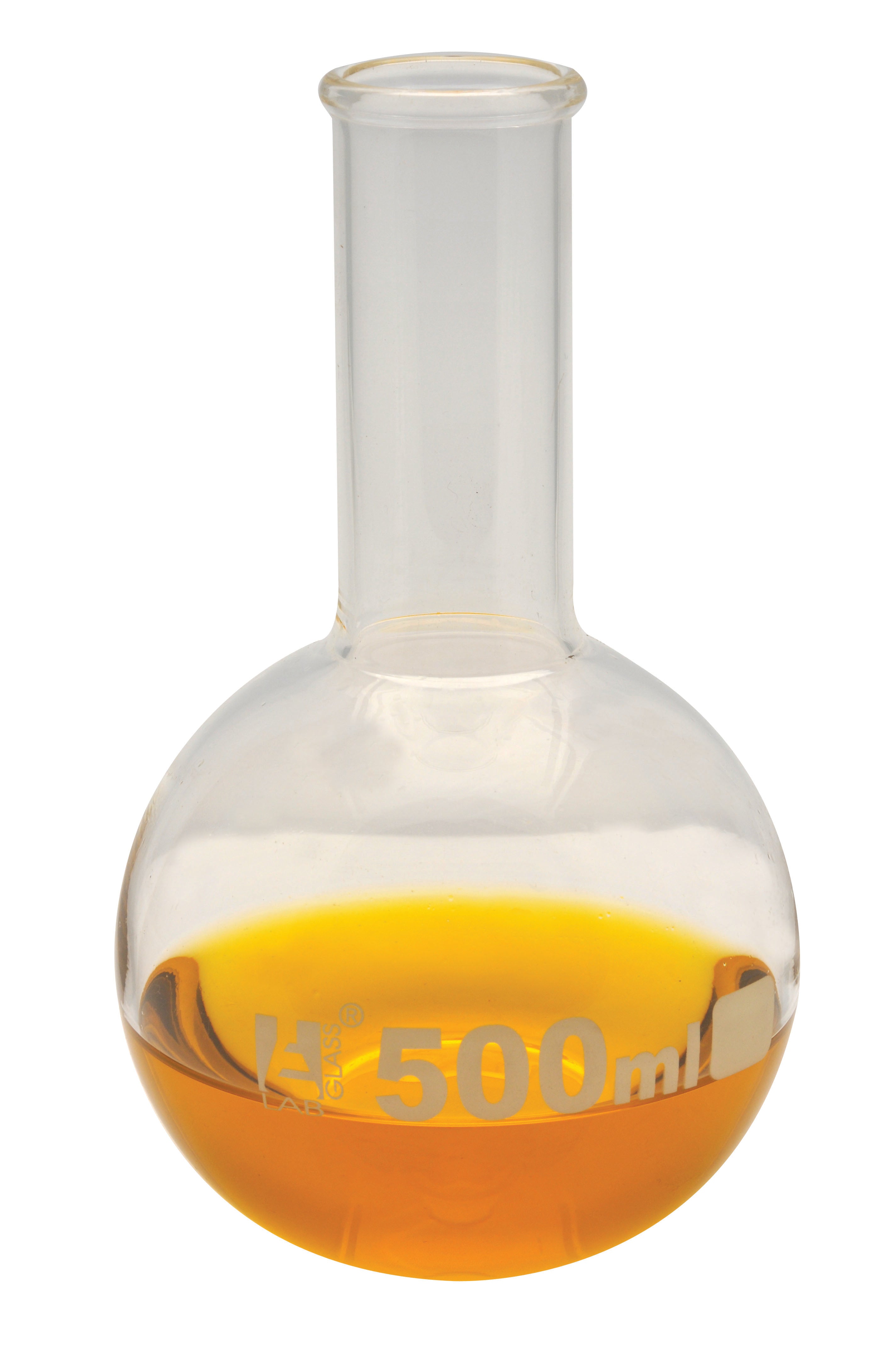 Round Bottom Narrow Neck Florence Borosilicate Glass Boiling Flask
