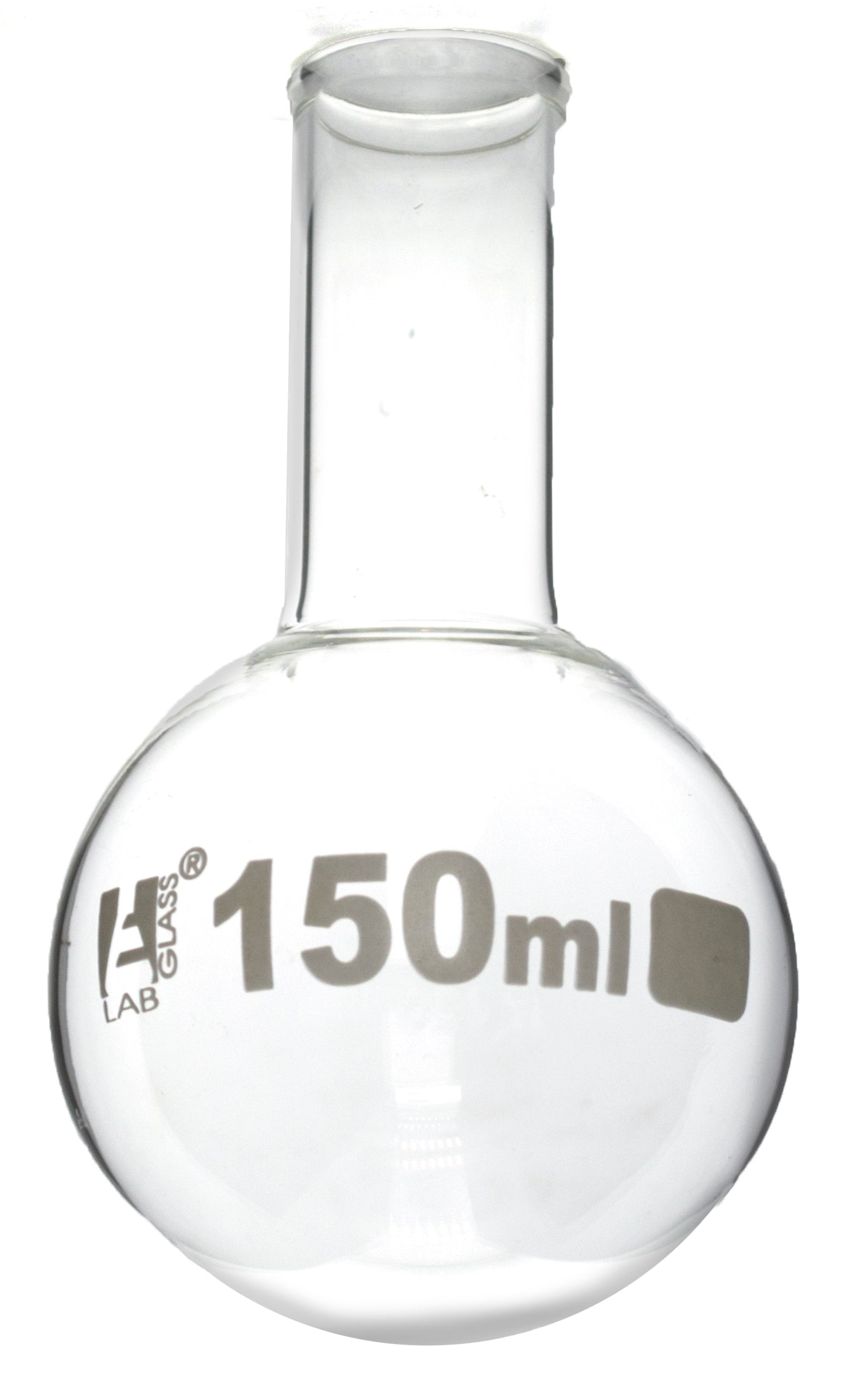 Round Bottom Narrow Neck Florence Borosilicate Glass Boiling Flask