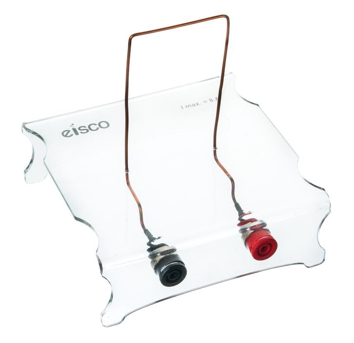 Magnetic Field Demonstrator with Vertical Wire, Acrylic Frame