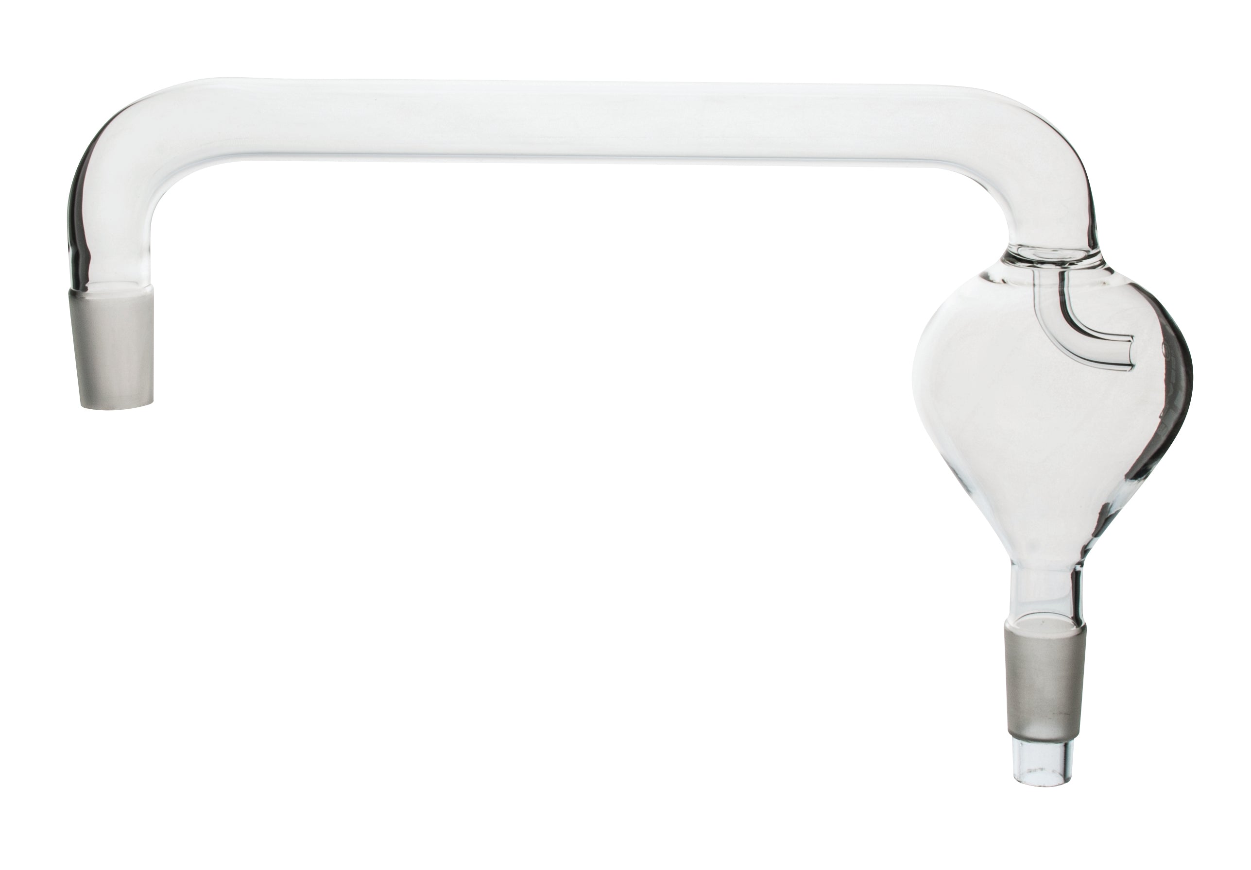 Pear Shape Borosilicate Glass Vertical Splash Head