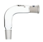 Plain Bend Receiver Adapter, 24/29 Socket and 24/29 Cone, Borosilicate Glass