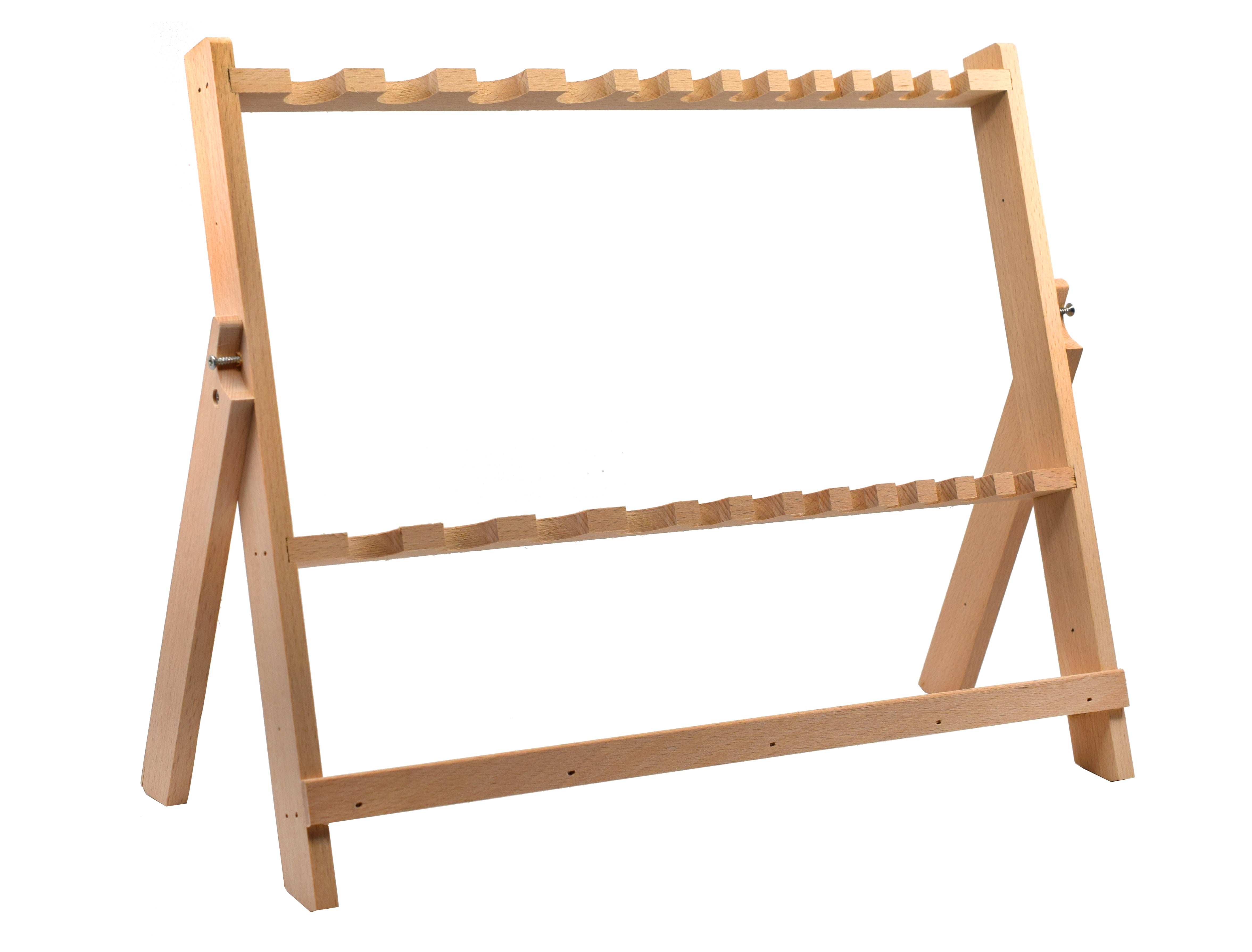 Wooden Pipette Rack for 12 Pipettes, Vertical, 14.75"