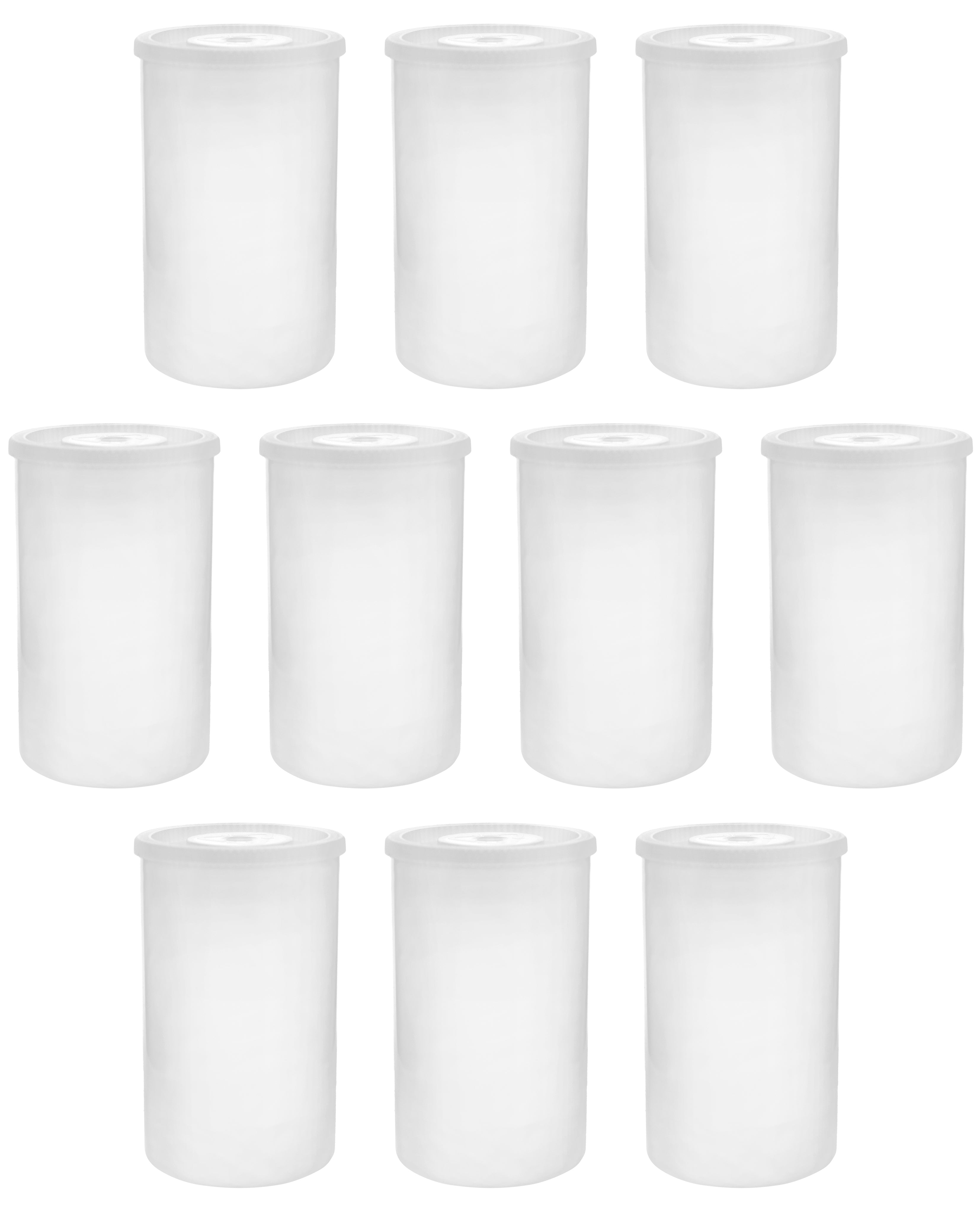 HDPE Film Canister with Tight-Sealing Lid