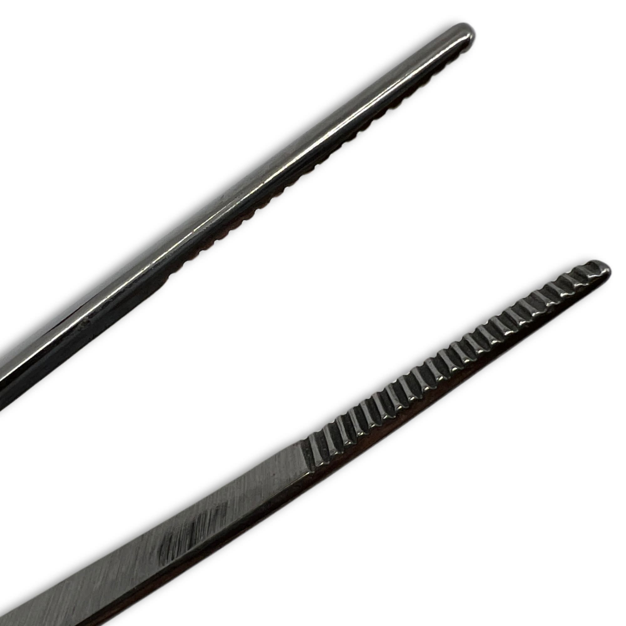 Serrated Stainless Steel Dissecting Forceps, 6"