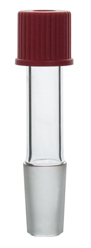 Cone to Screw-Thread Adapter, 29/32 Cone, Thread Size 13, 3.5 inch, Borosilicate Glass