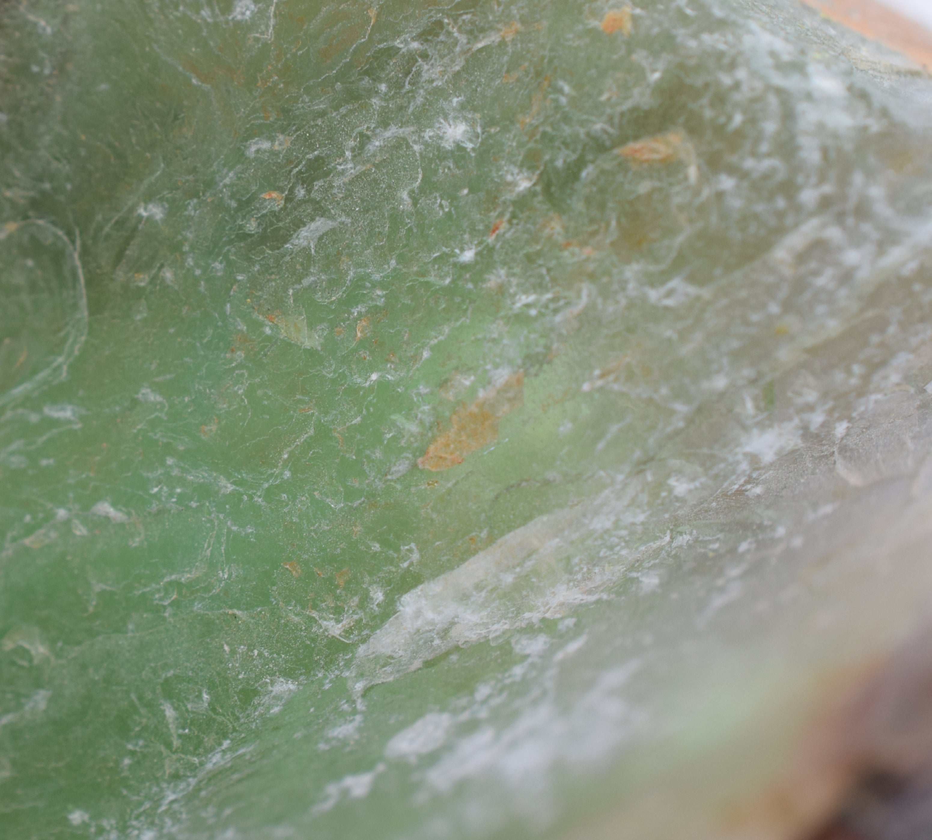 Raw Fluorite Mineral Hand Sample, Approx 3 inch