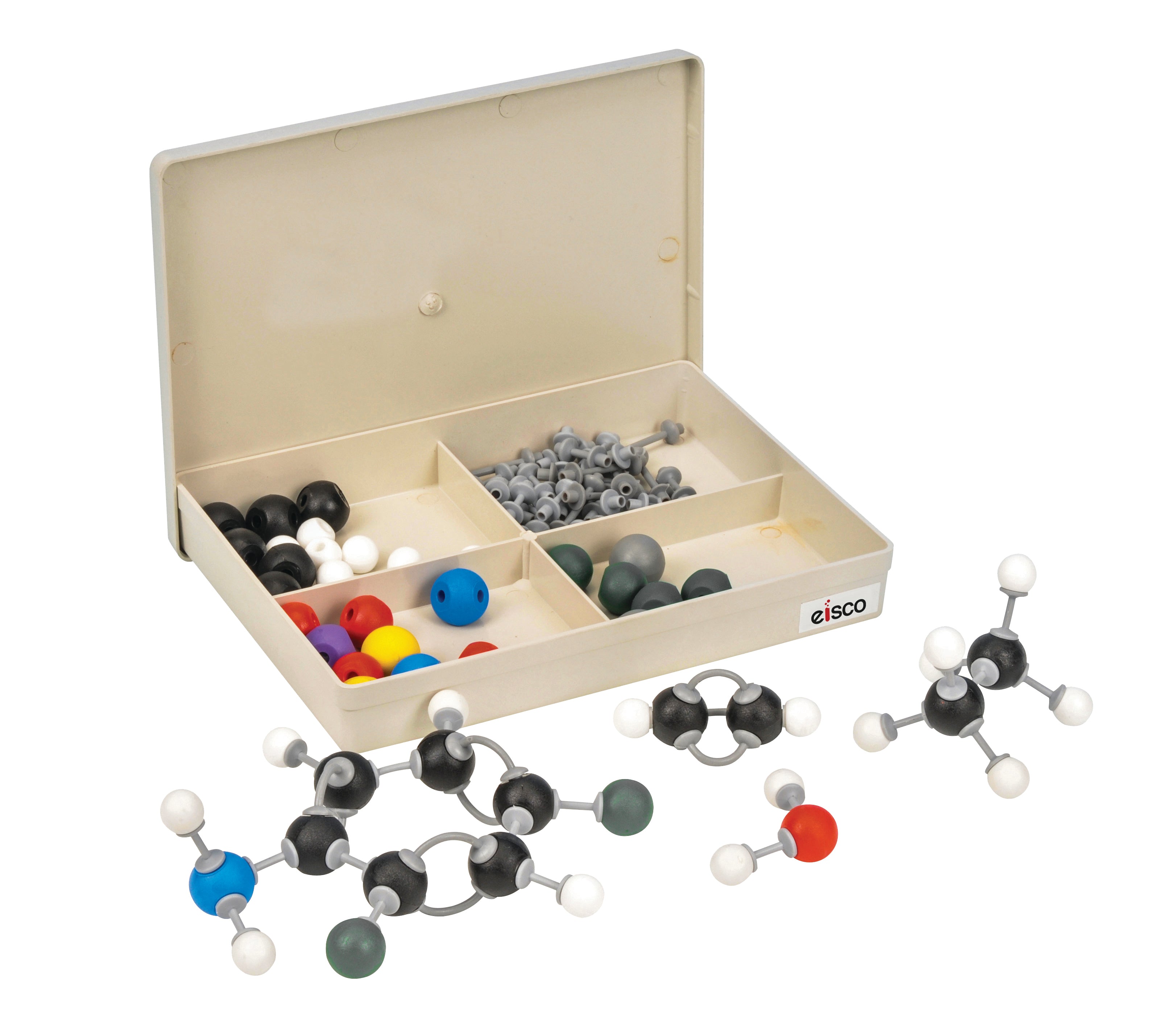 Inorganic and Organic Chemistry Molecular Model Set, 65-Piece
