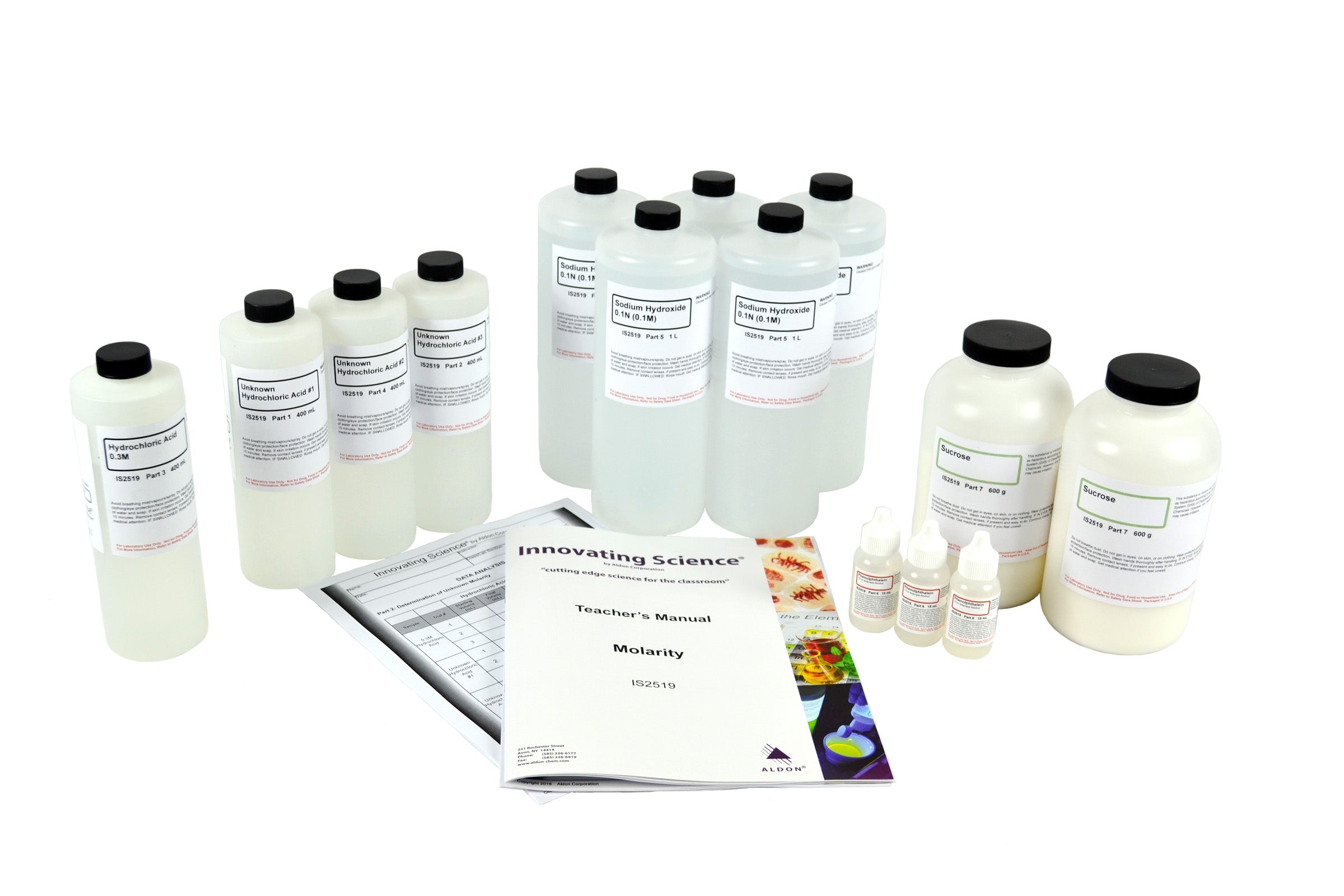 Molarity Lab Investigation Kit for 15 Student Groups