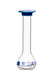 ASTM E288 Class A Volumetric Flask with Snap Cap, 5mL, Borosilicate Glass