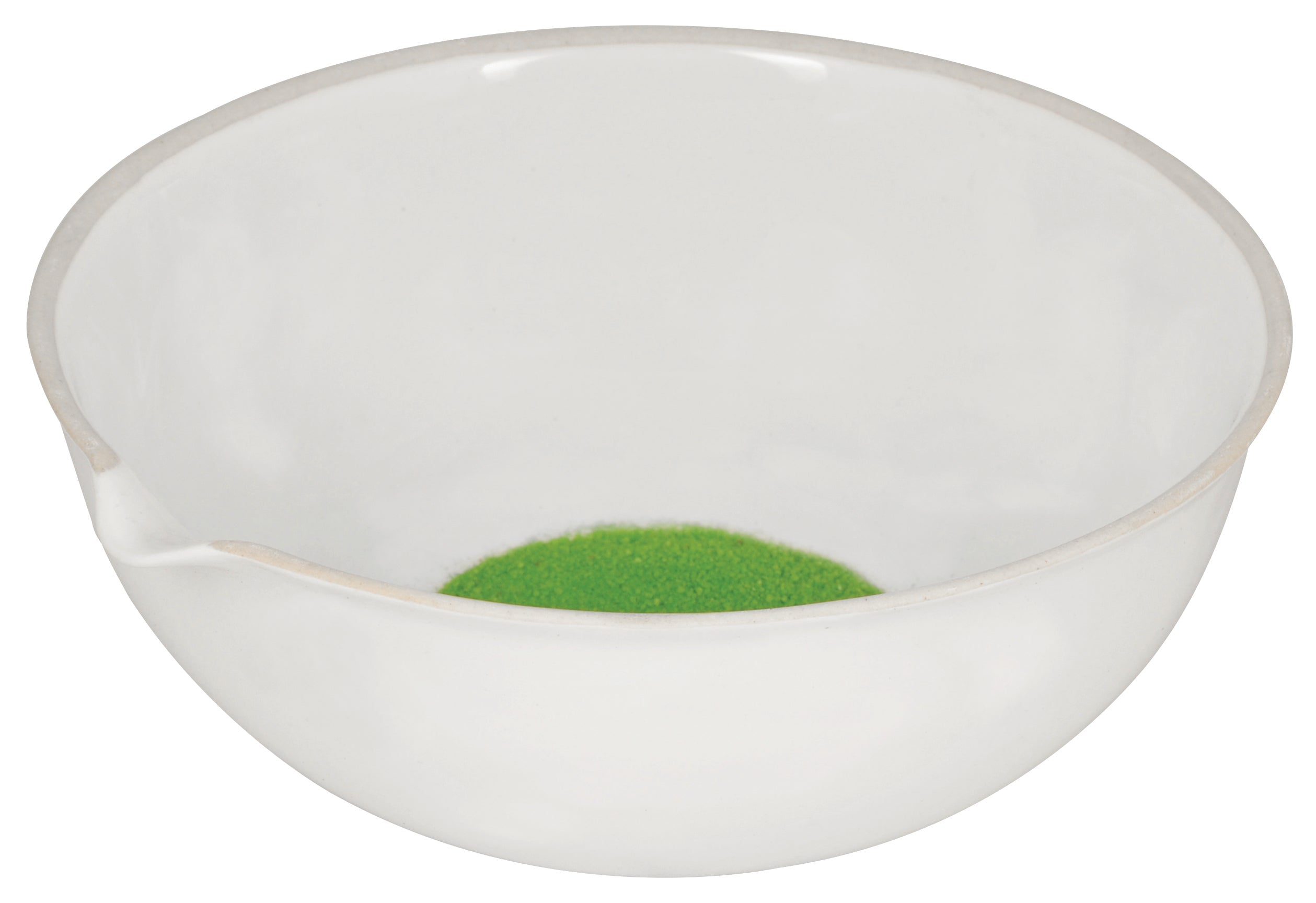 Deep Form Evaporating Basin with Spout, 1300mL, Porcelain