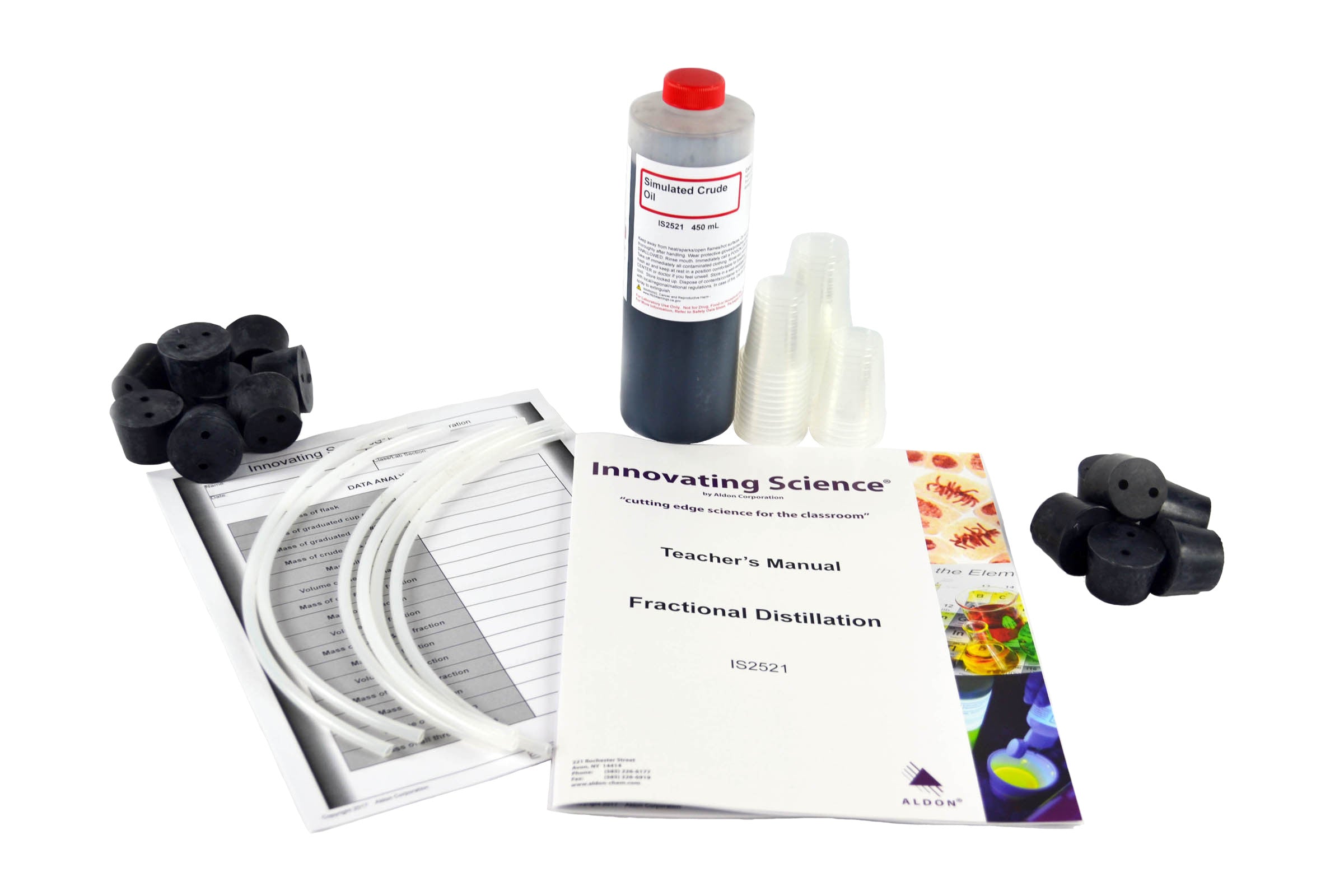 Fractional Distillation Chemistry Kit for 15 Student Groups