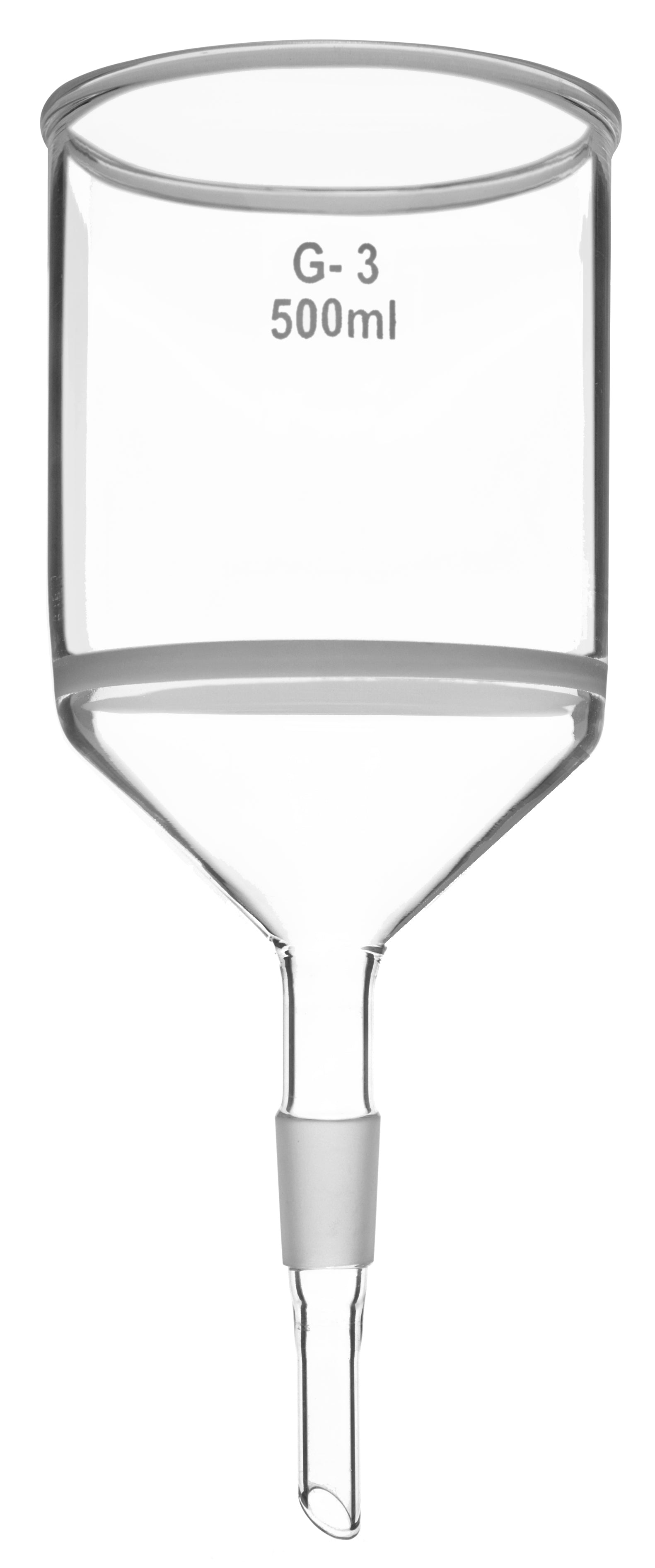 G-3 Porosity Borosilicate Glass Buchner Funnel with Jointed Stem