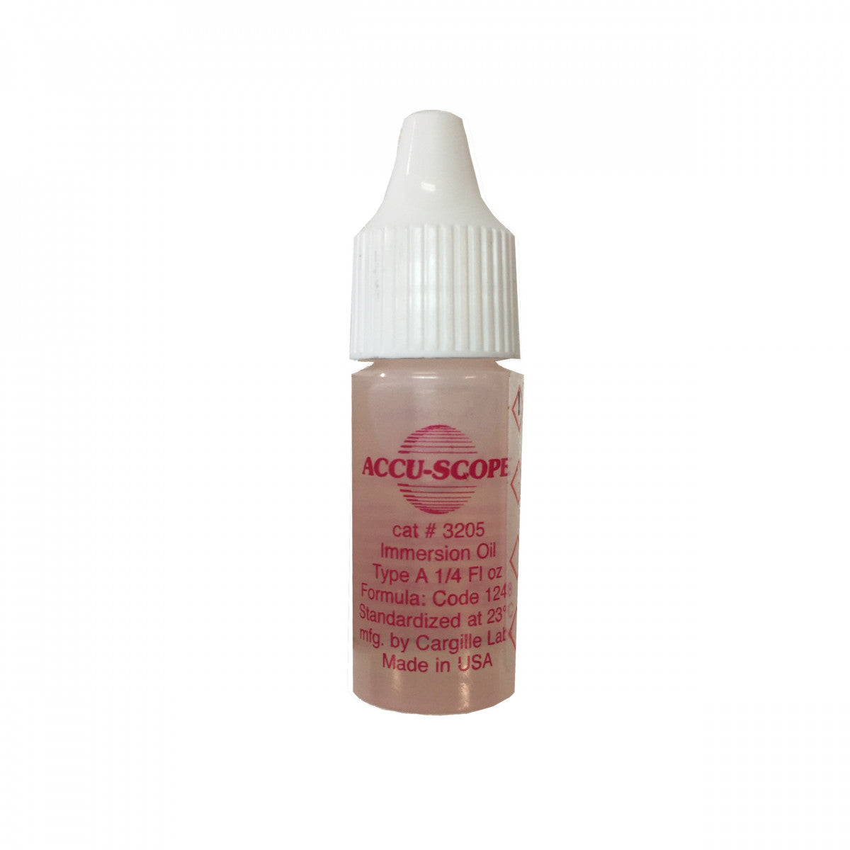 Type A Immersion Oil for 100x Objectives, 1/4 oz Dropper