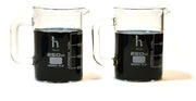 2-Pack Premium Hand Crafted Borosilicate 3.3 Glass Beaker Mugs, 8.4oz/250mL
