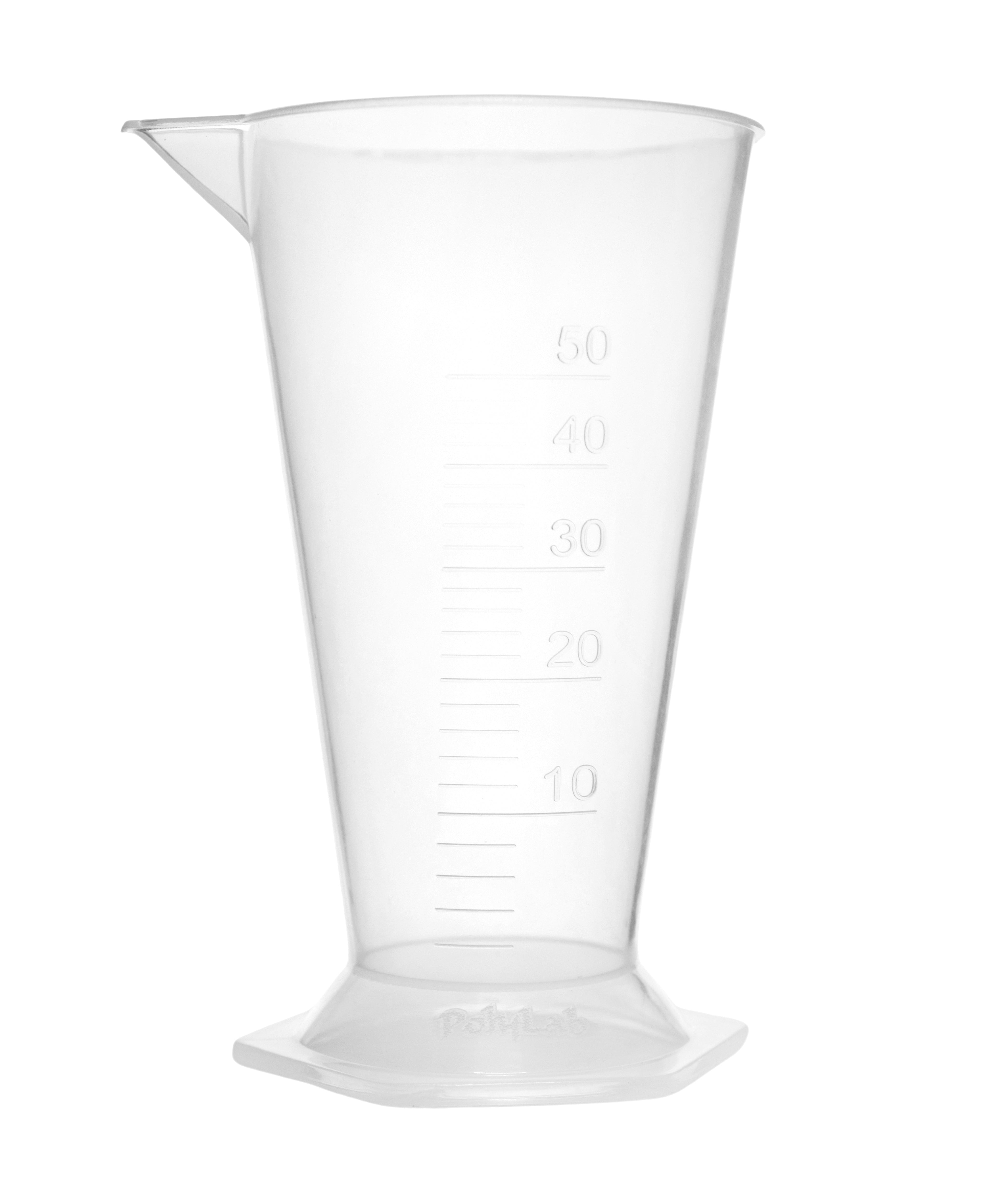 Translucent Polypropylene Conical Measure with Raised Graduations