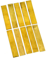 Brass Electrode Strip, 100 x 19mm