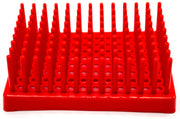 2PK Test Tube Peg Drying Rack - Holds 96 x 13mm Tubes - Plastic