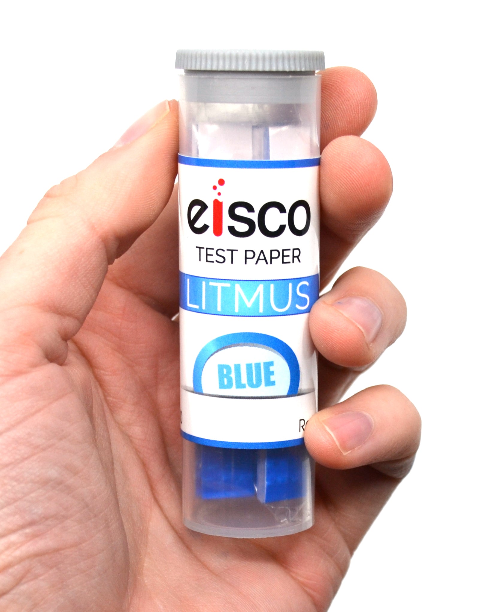 Blue Litmus Test Strips with Container, 100-Pack