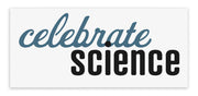 Celebrate Science Rectangular Premium Vinyl Sticker, 2 x 1 inch