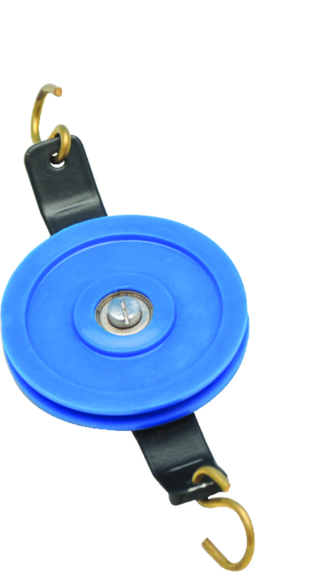 Low-Friction Single Plastic Pulley, 50mm Diameter