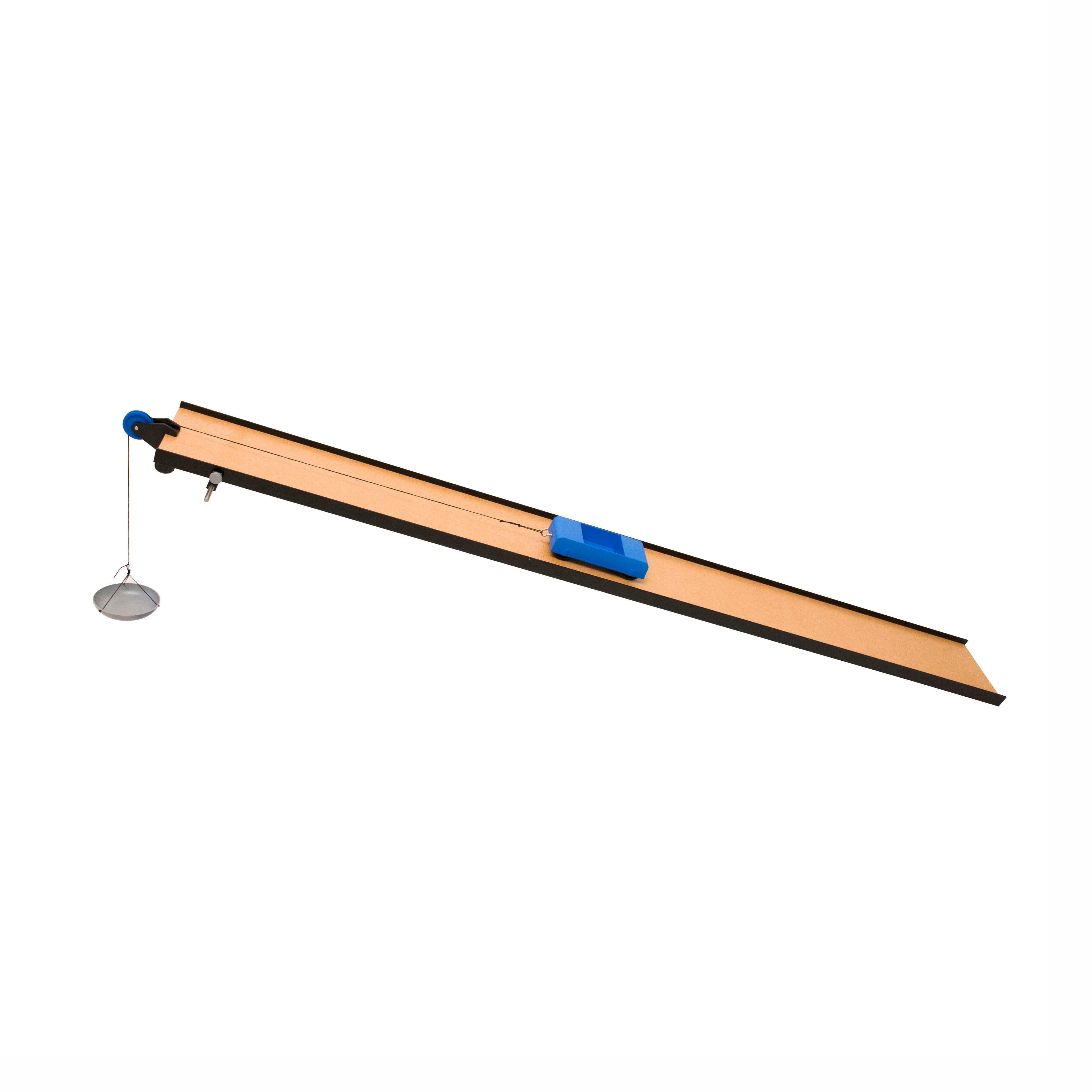 Inclined Plane Experiment Set with 48" MDF Board, Cart, and Pulley