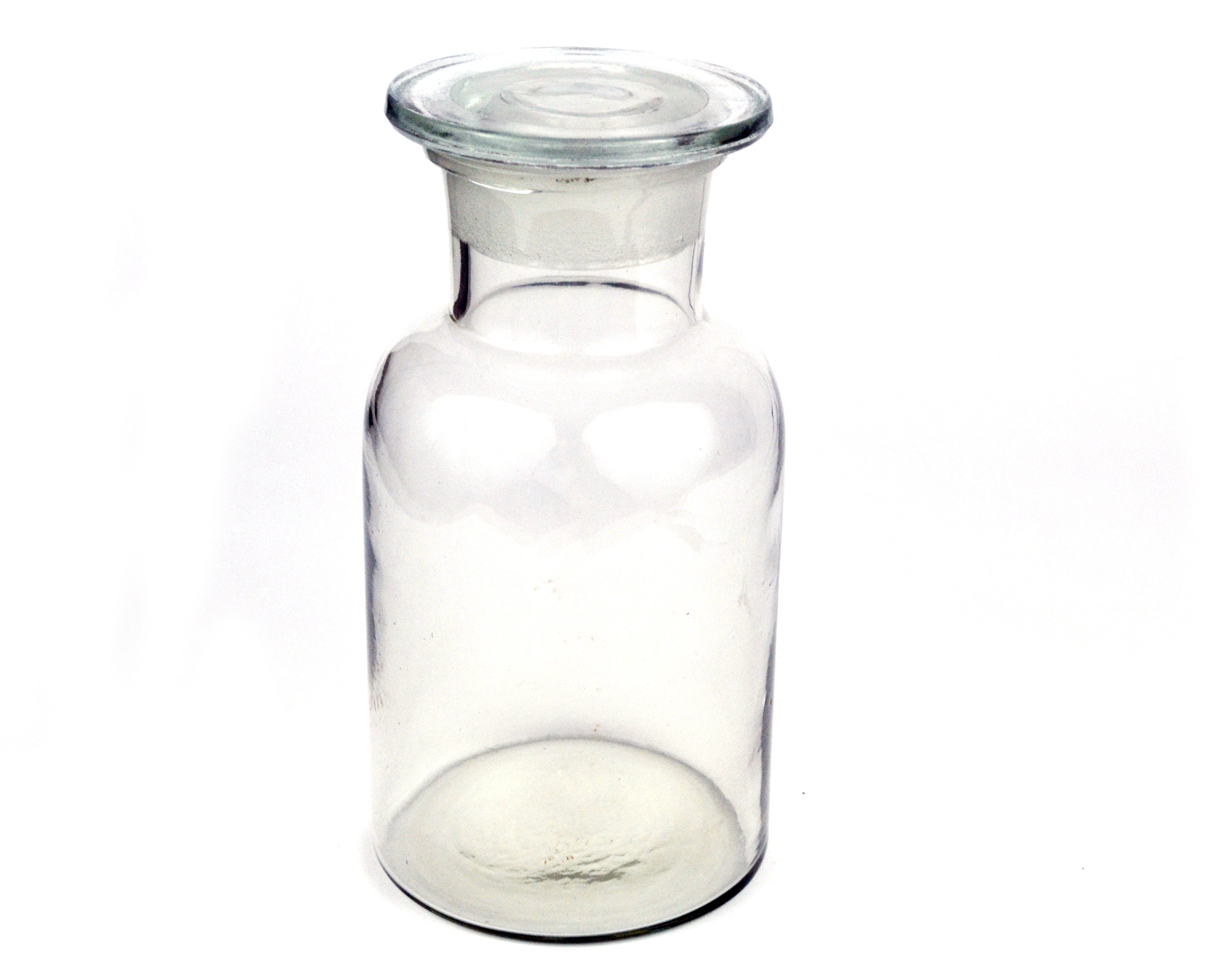 Wide Neck Soda Lime Glass Reagent Bottle with Stopper