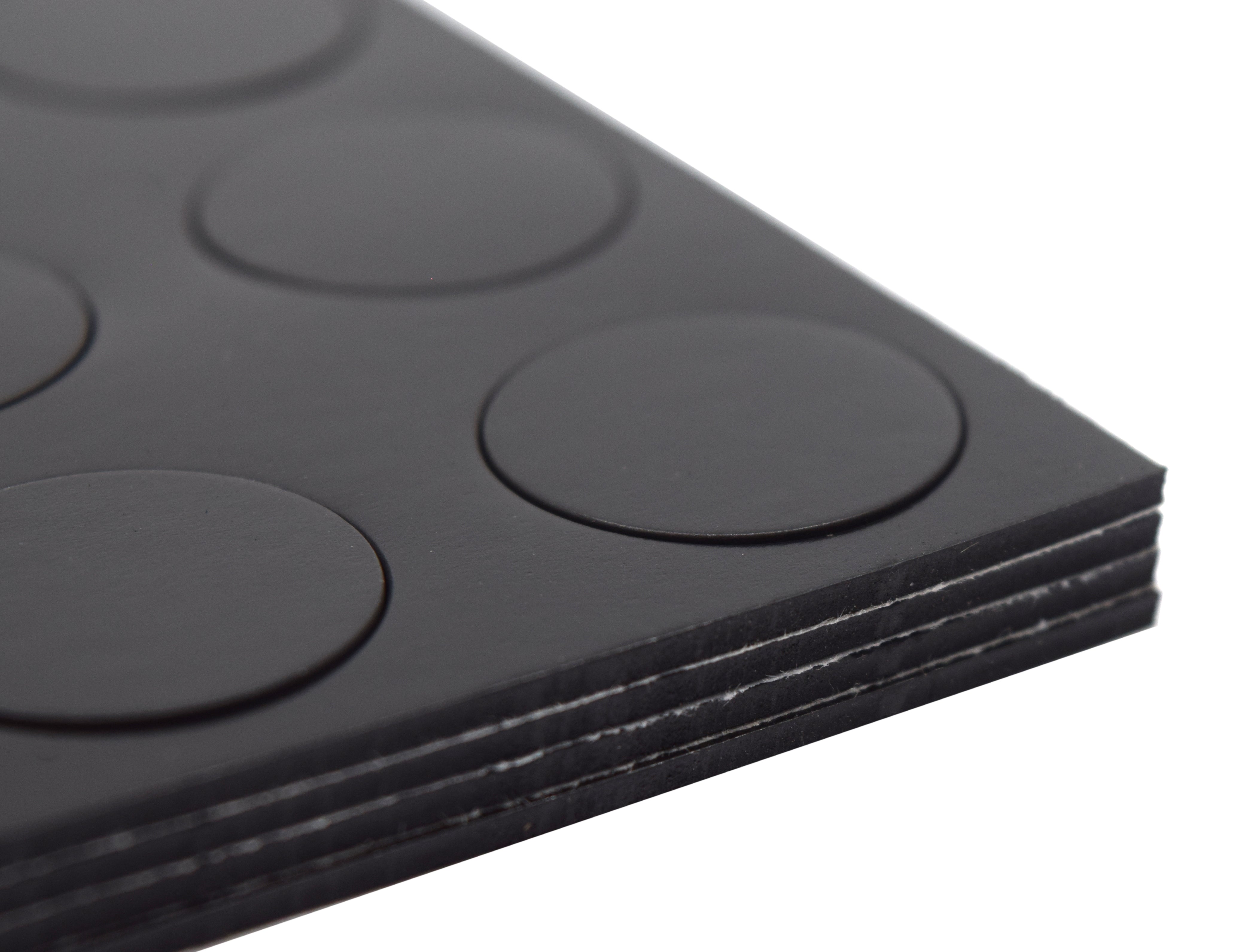 Flexible Adhesive Magnetic Circles, 0.75", 80-Pack