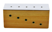 Hardwood Insect Pinning Block with 5-Hole Step Heights