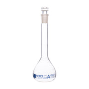 Class A Borosilicate Glass Volumetric Flask with Hexagonal Hollow Stopper