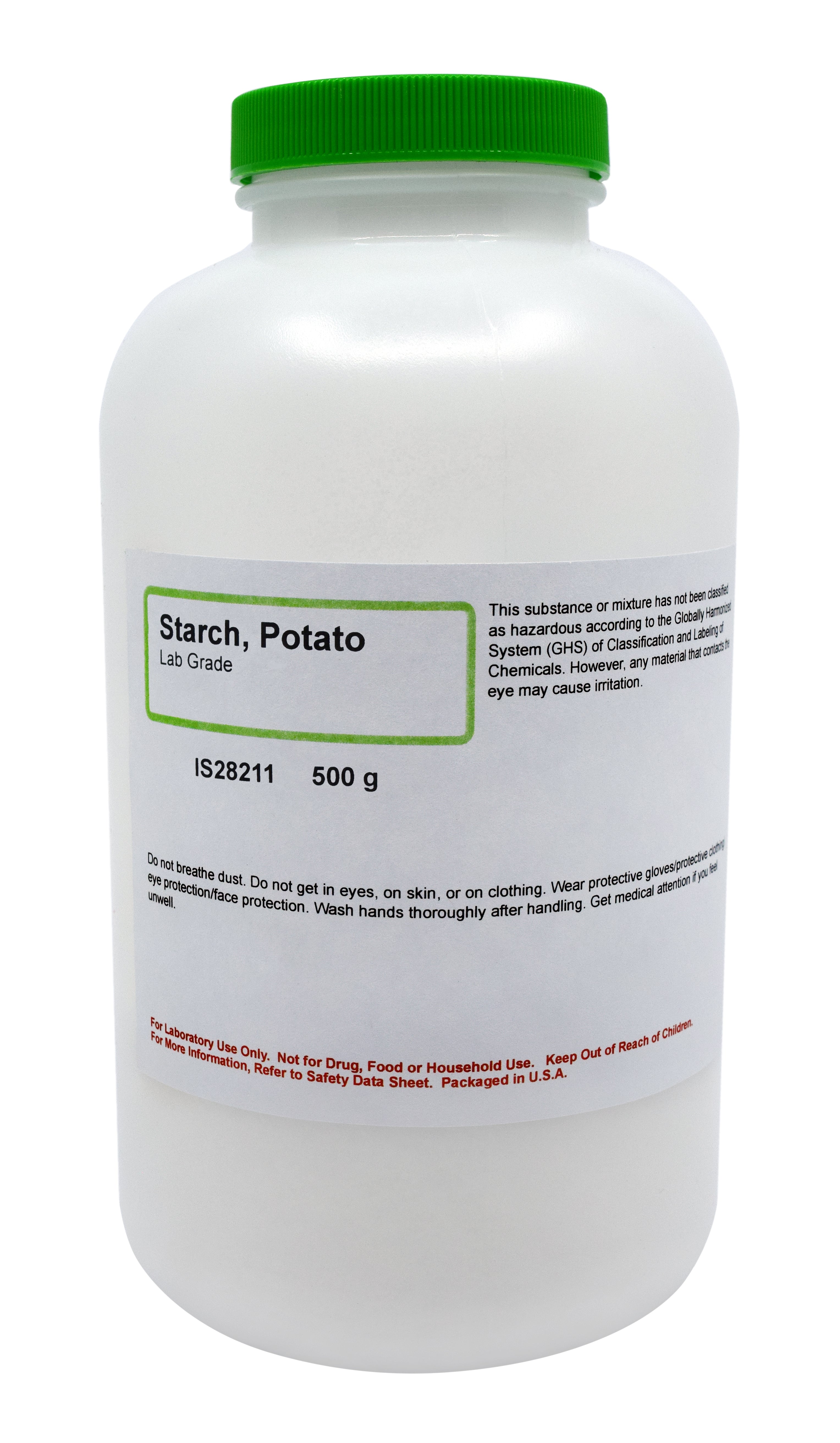 Laboratory Grade Potato Starch, 500g