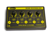 Decade Resistance Box, 4 Decades, 0-11,110 Ohms, 0.5W Resistors
