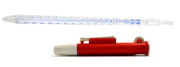 Class A Serological Pipette and One-Hand Pump Set, 25mL, White Graduations, Borosilicate Glass