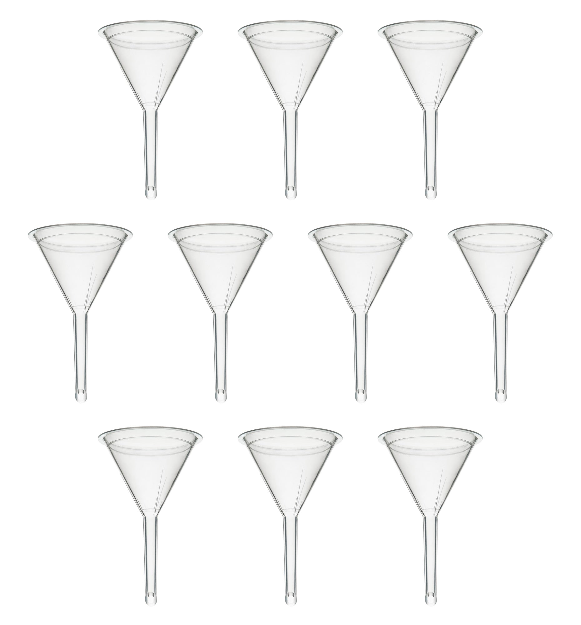 Polypropylene Filter Funnel, 10-Pack