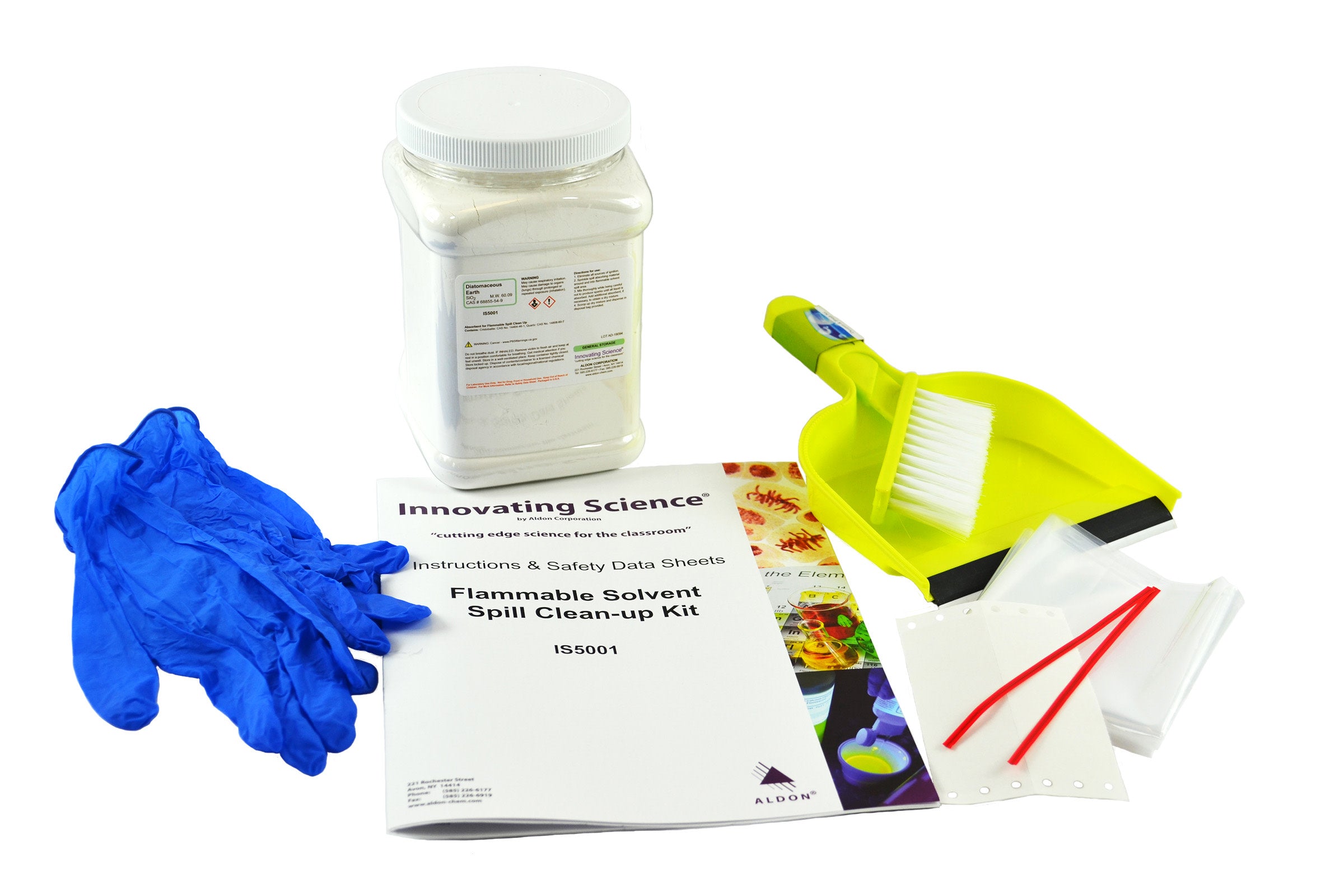 Solvent Spill Clean Up and Disposal Kit