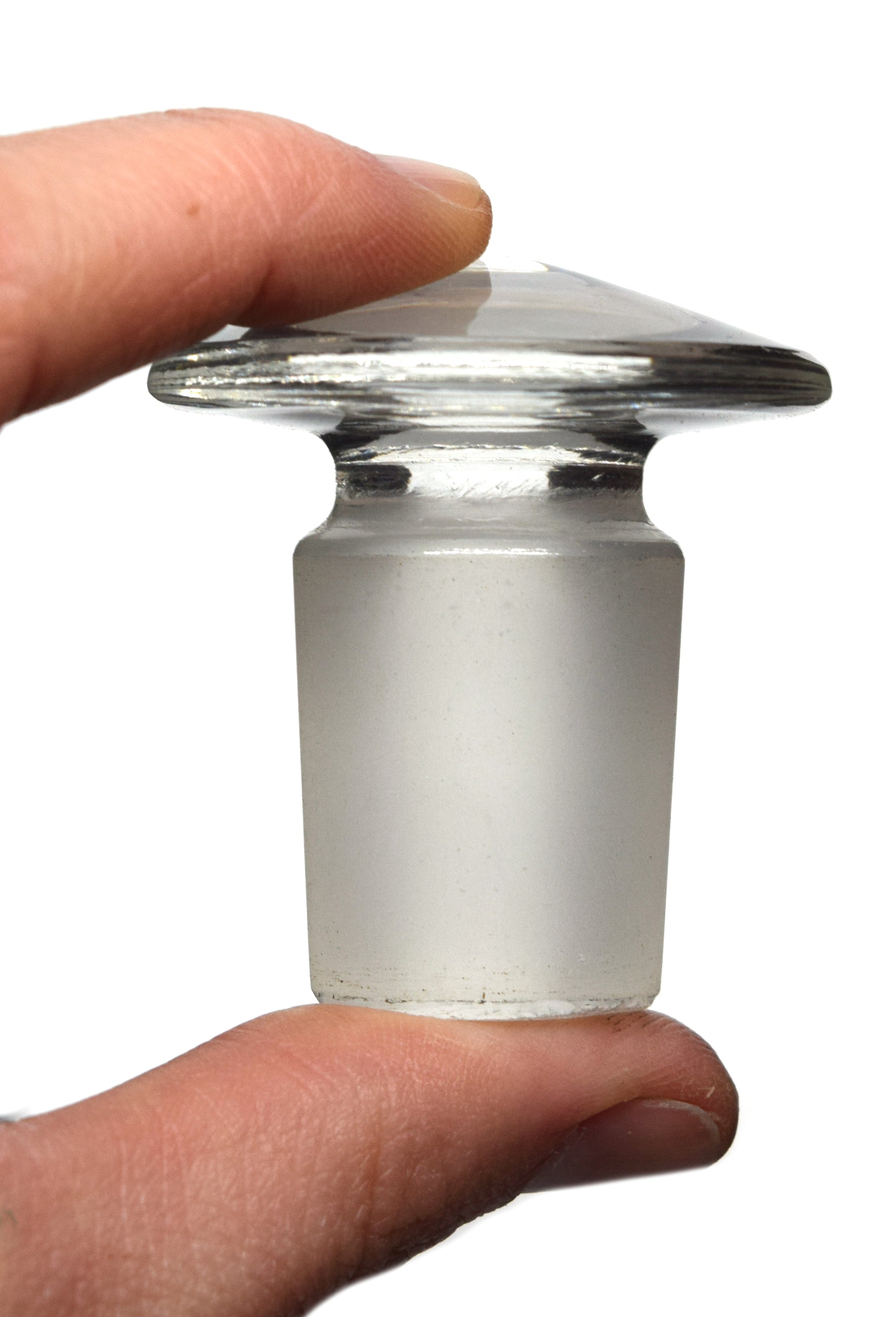Flat Head Solid Cone Stopper, 24/29, Borosilicate Glass