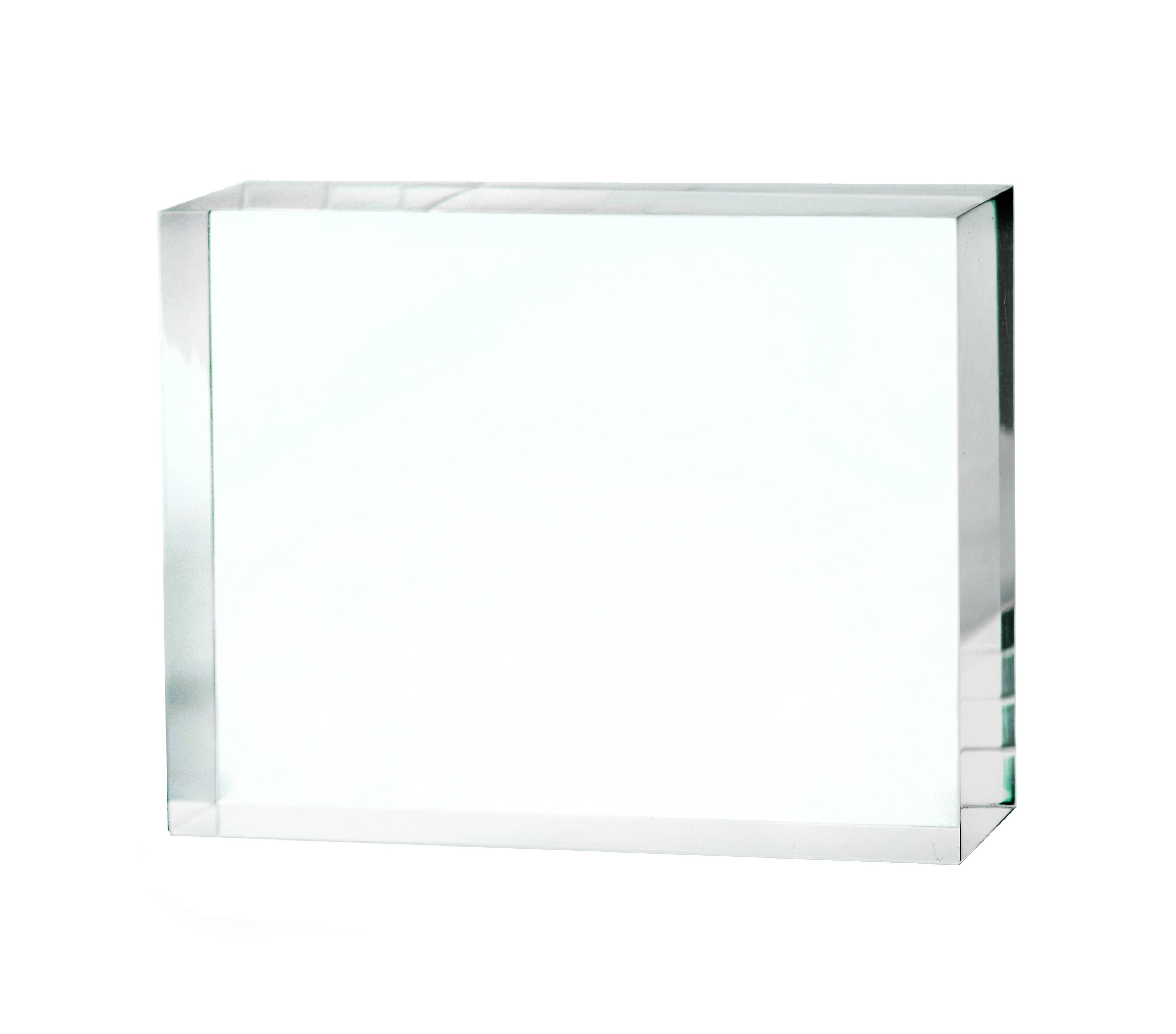 Rectangular Refraction Acrylic Block, 125 x 65 x 18mm