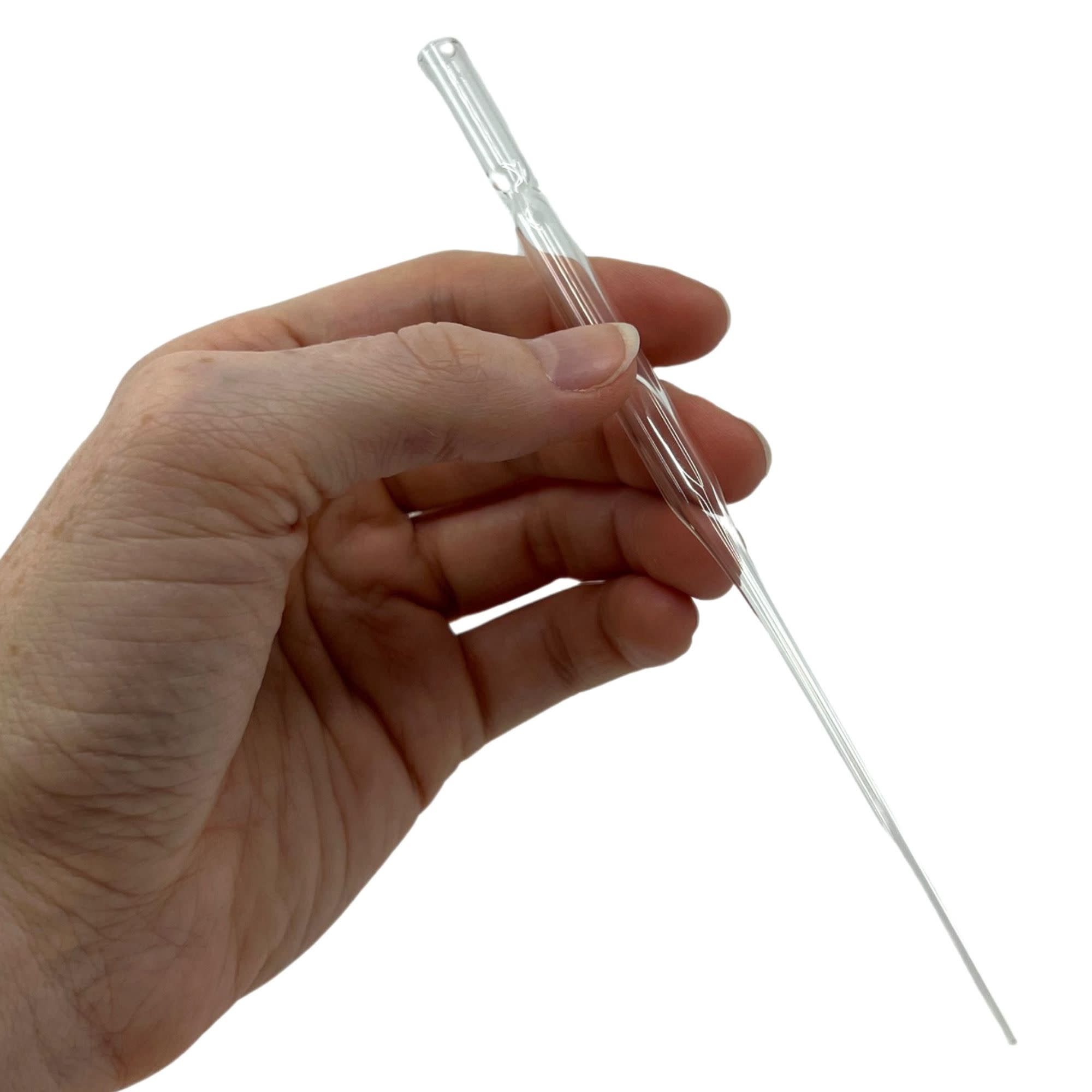 250-Pack Disposable Pasteur Pipettes, No Teat, Soda Glass