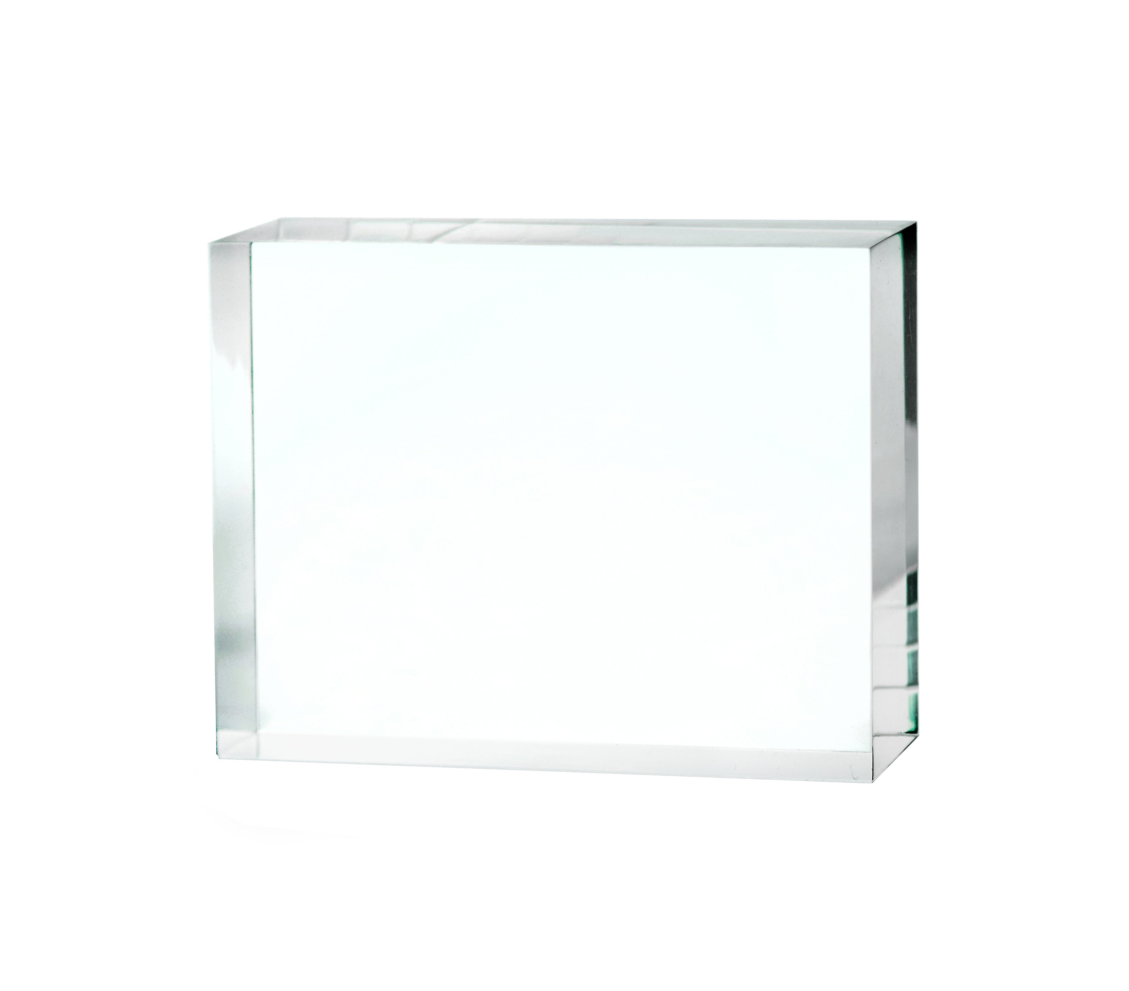 Rectangular Refraction Acrylic Block, 100 x 75 x 18mm