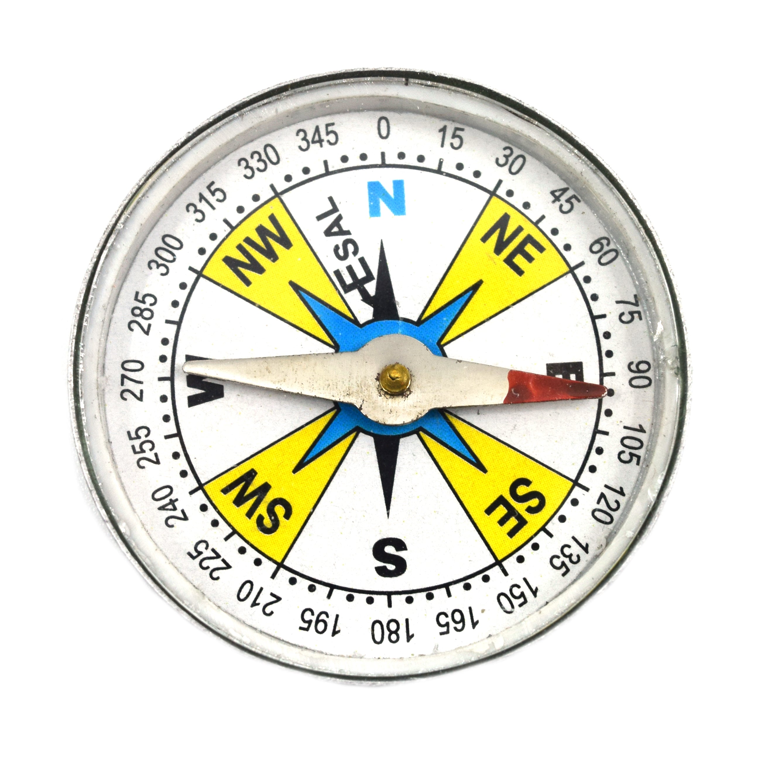 Aluminum Plotting Compass, 2" Diameter